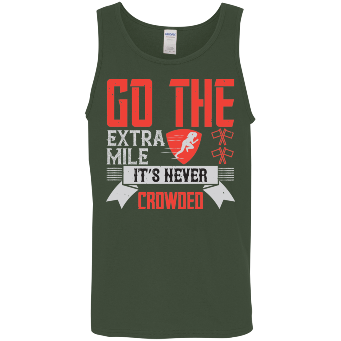 "Go The Extra Mile" Motivational Tank Top for Fitness Enthusiasts!