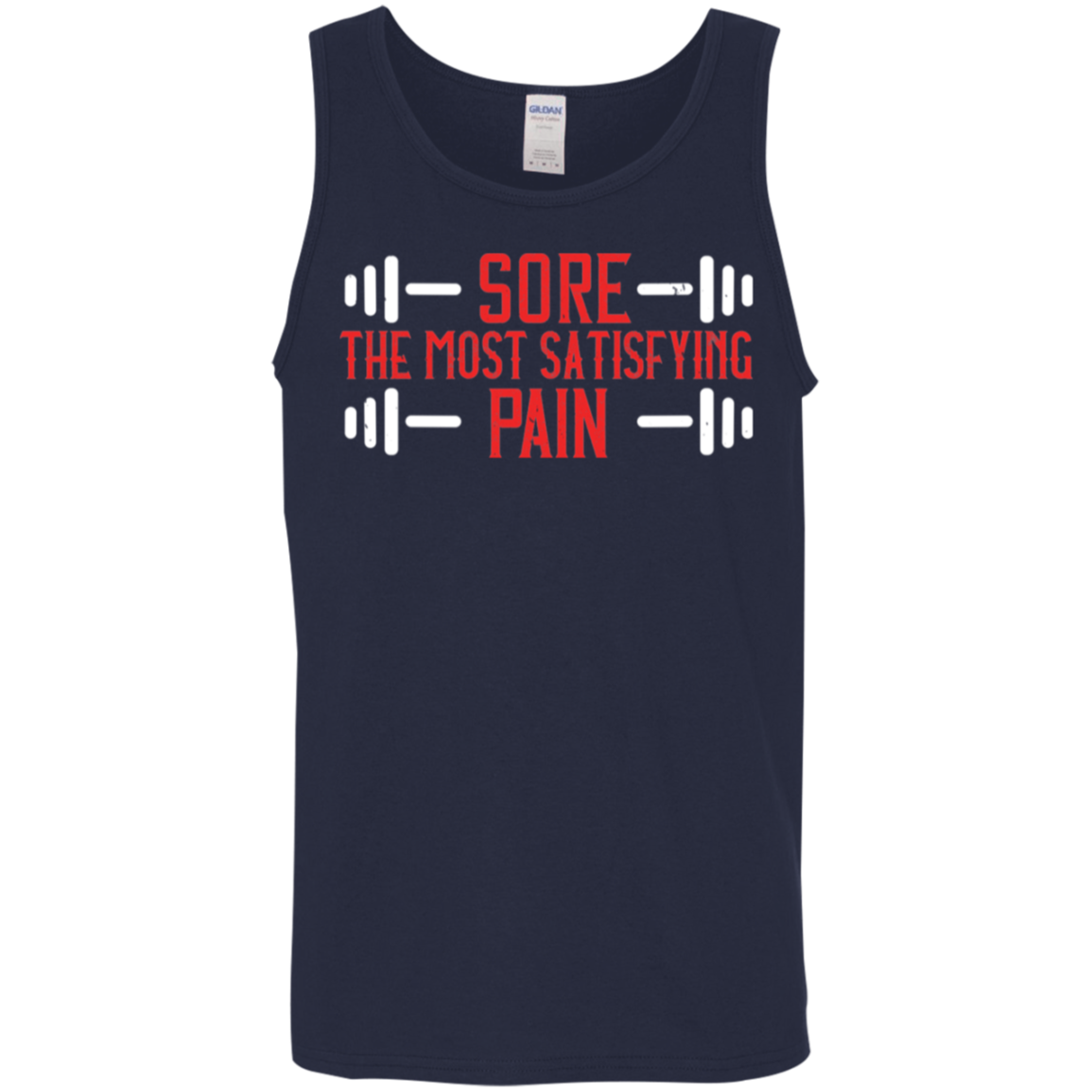 "Sore: The Most Satisfying Pain" Tank Top – Fitness & Weight Lifting Gear
