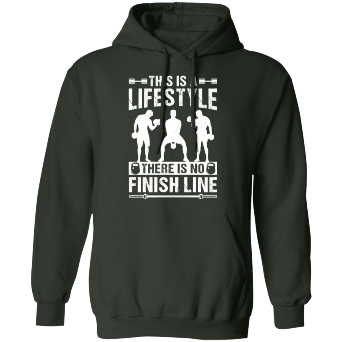 "No Finish Line" Hoodie - Embrace the Fitness Lifestyle!