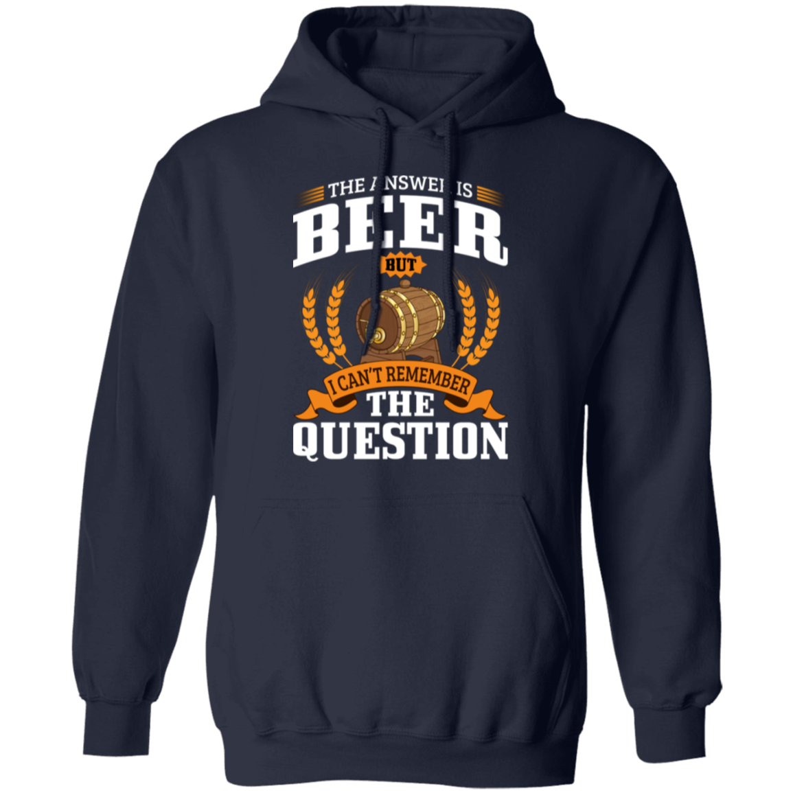 "The Answer Is Beer" Hoodie – Cozy and Fun for Beer Lovers and Happy Hour Fans!