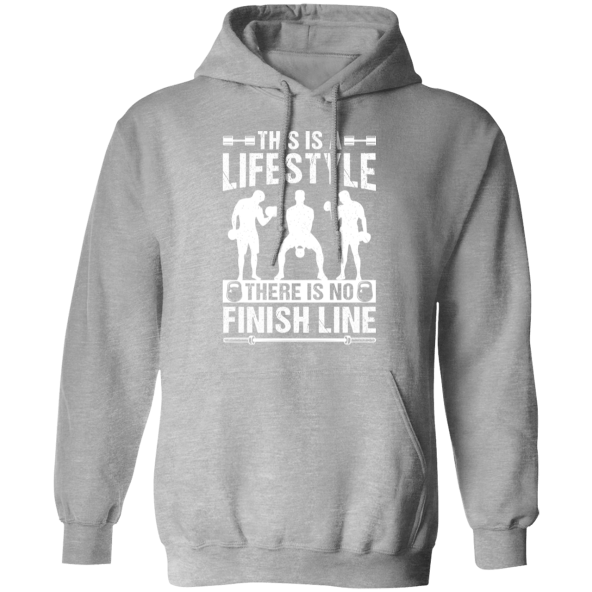 "No Finish Line" Hoodie - Embrace the Fitness Lifestyle!