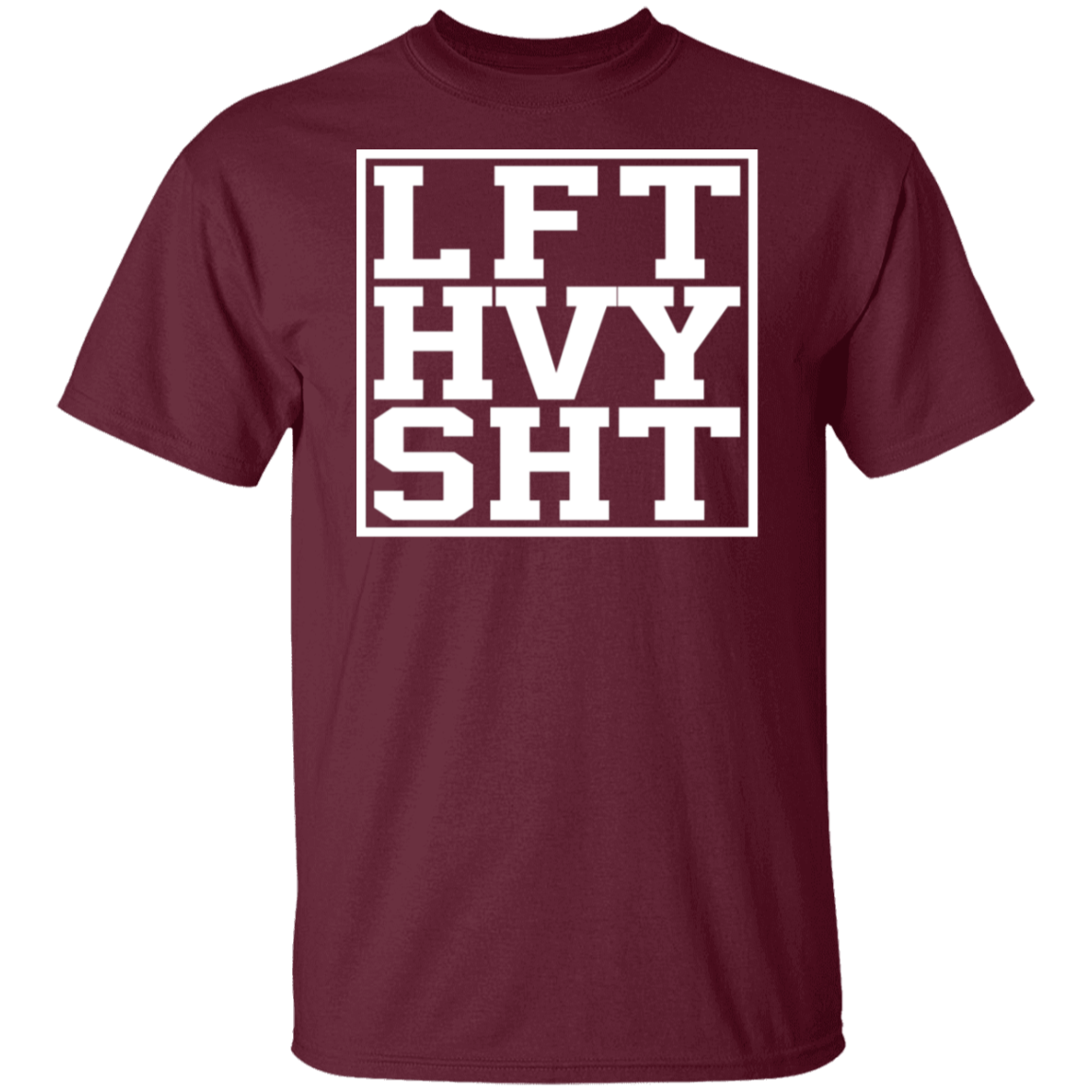 "LFT HVY SHT" T-Shirt - Bold Design for Weight Lifters and Gym Enthusiasts!