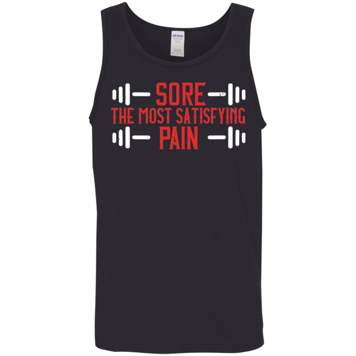 "Sore: The Most Satisfying Pain" Tank Top – Fitness & Weight Lifting Gear