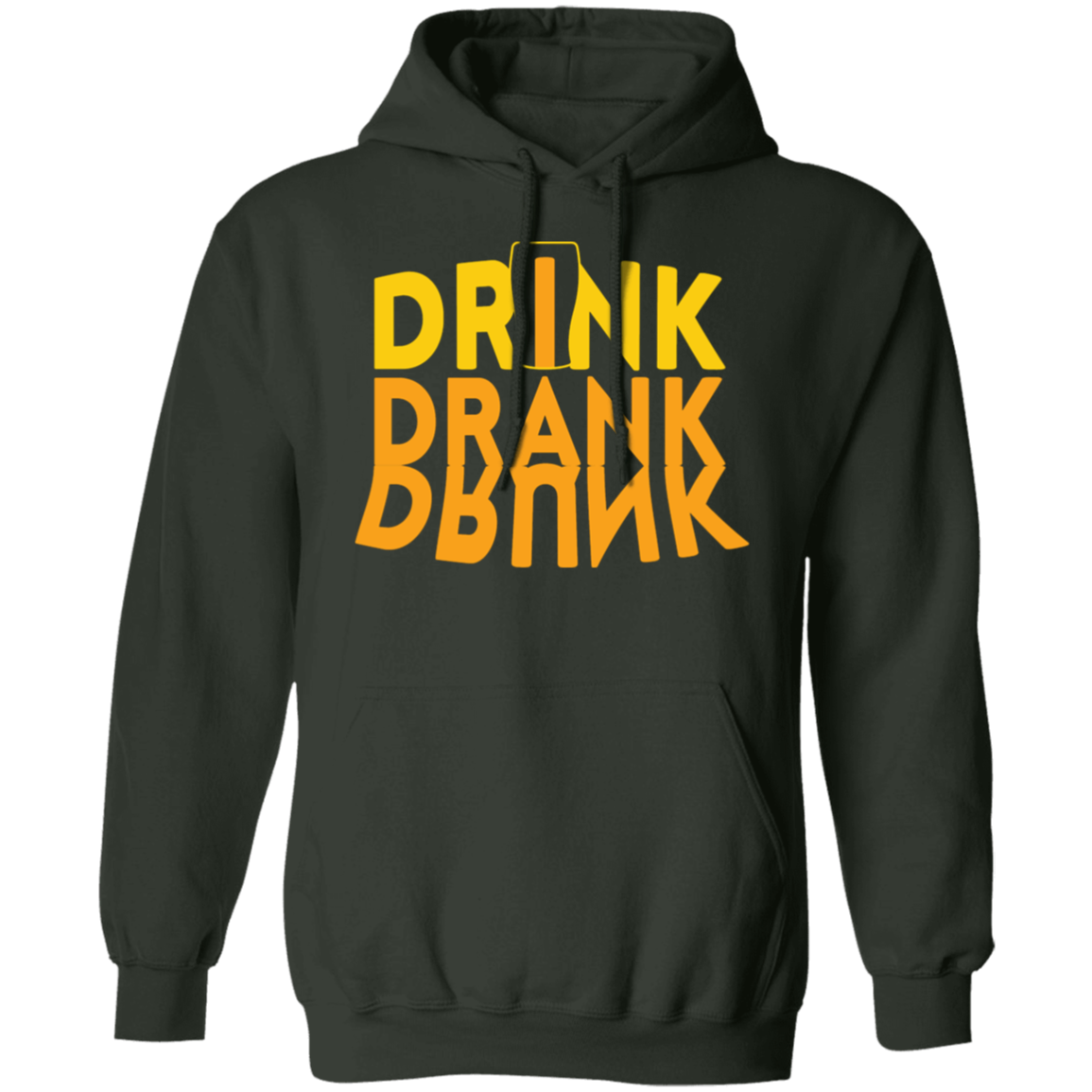 “Drink, Drank, Drunk” Funny Hoodie – Ideal for Beer, Wine & Happy Hour Fans!