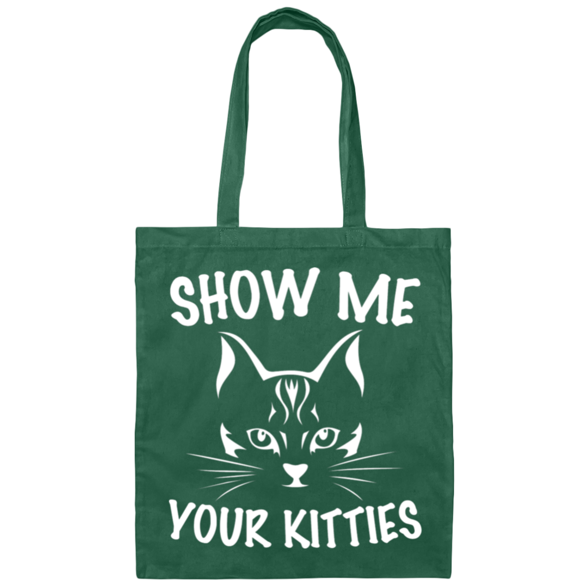 "Show Me Your Kitties" Cute Cat Tote Bag – Stylish and Fun for Cat Lovers, Cat Owners, and Cat Ladies!