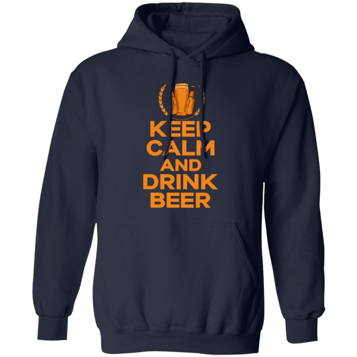 "Keep Calm And Drink Beer" Hoodie – Cozy Comfort for Beer Aficionados and Happy Hour Fans!