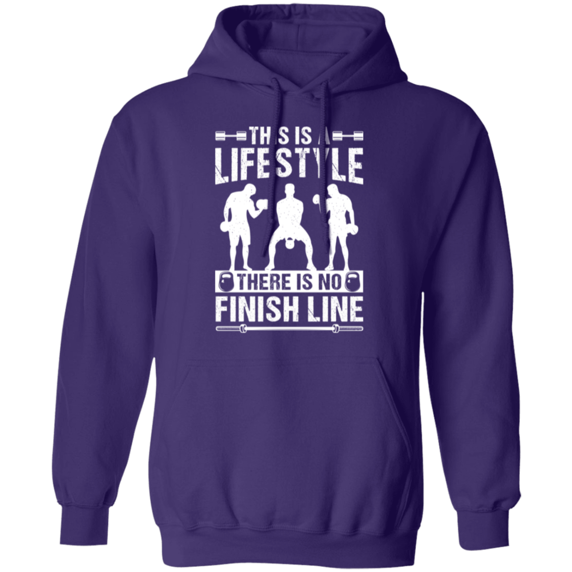 "No Finish Line" Hoodie - Embrace the Fitness Lifestyle!