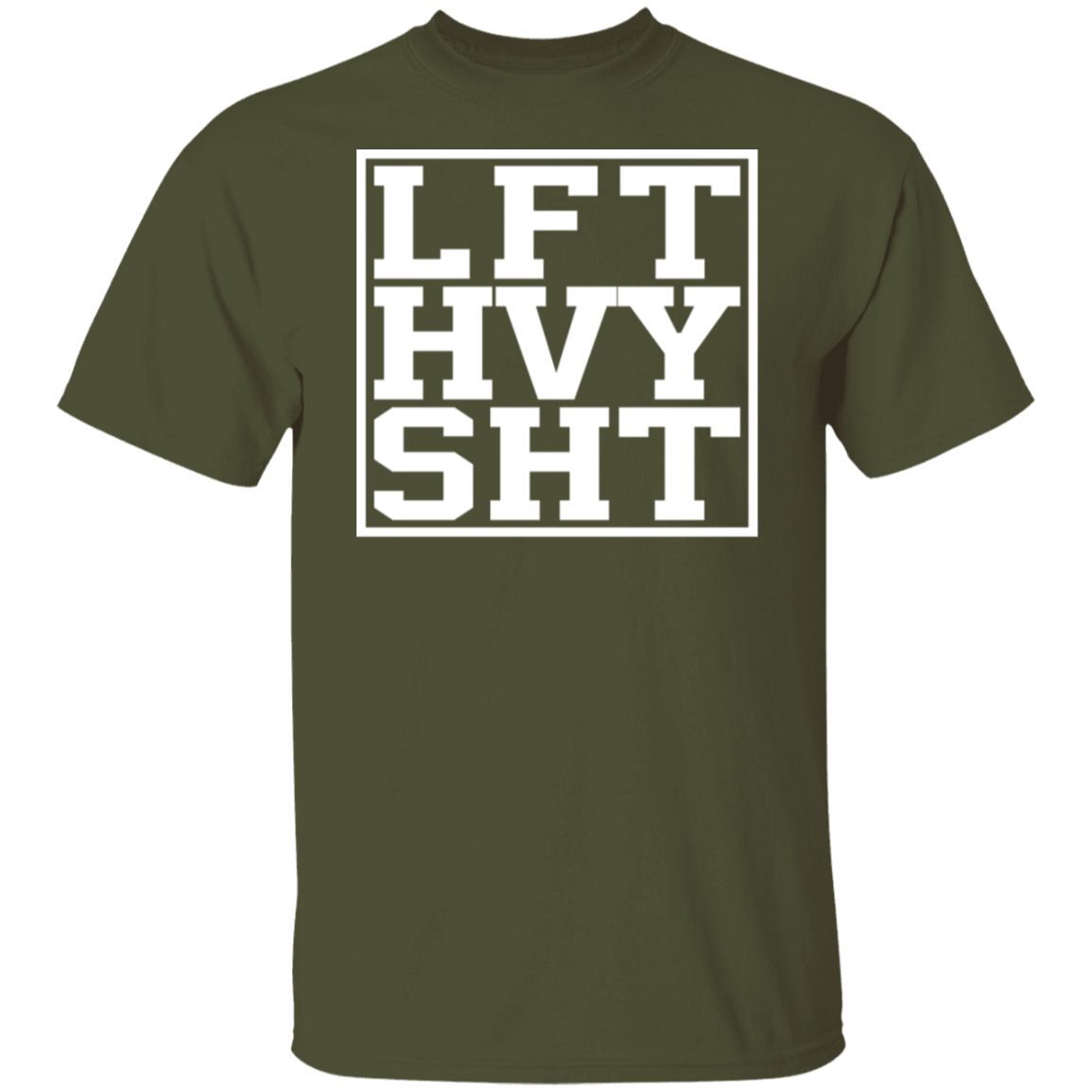 "LFT HVY SHT" T-Shirt - Bold Design for Weight Lifters and Gym Enthusiasts!