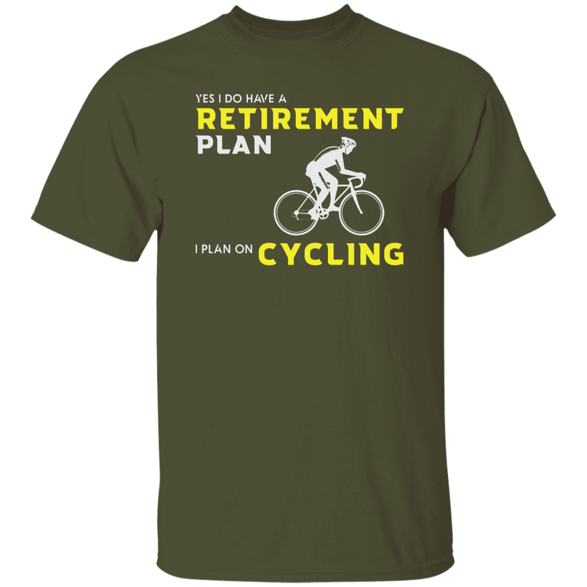 "Retirement Plan? Just Cycling!" | Funny Cycling T-Shirt