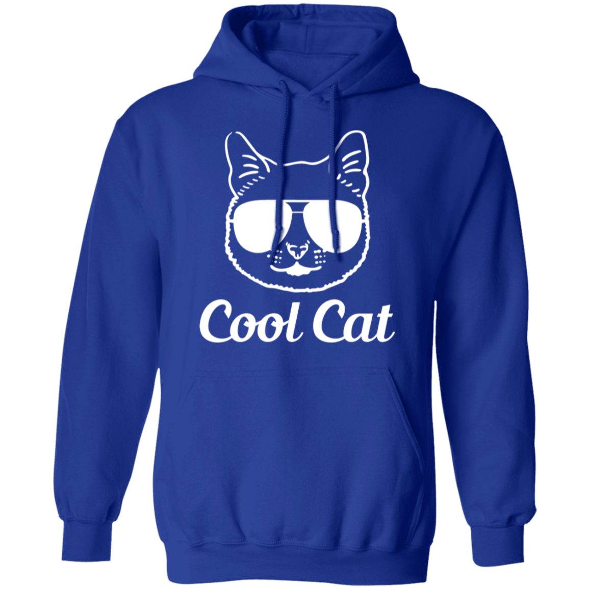 "Cool Cat" Hoodie – Purrfectly Cozy Vibes for Cat Lovers!
