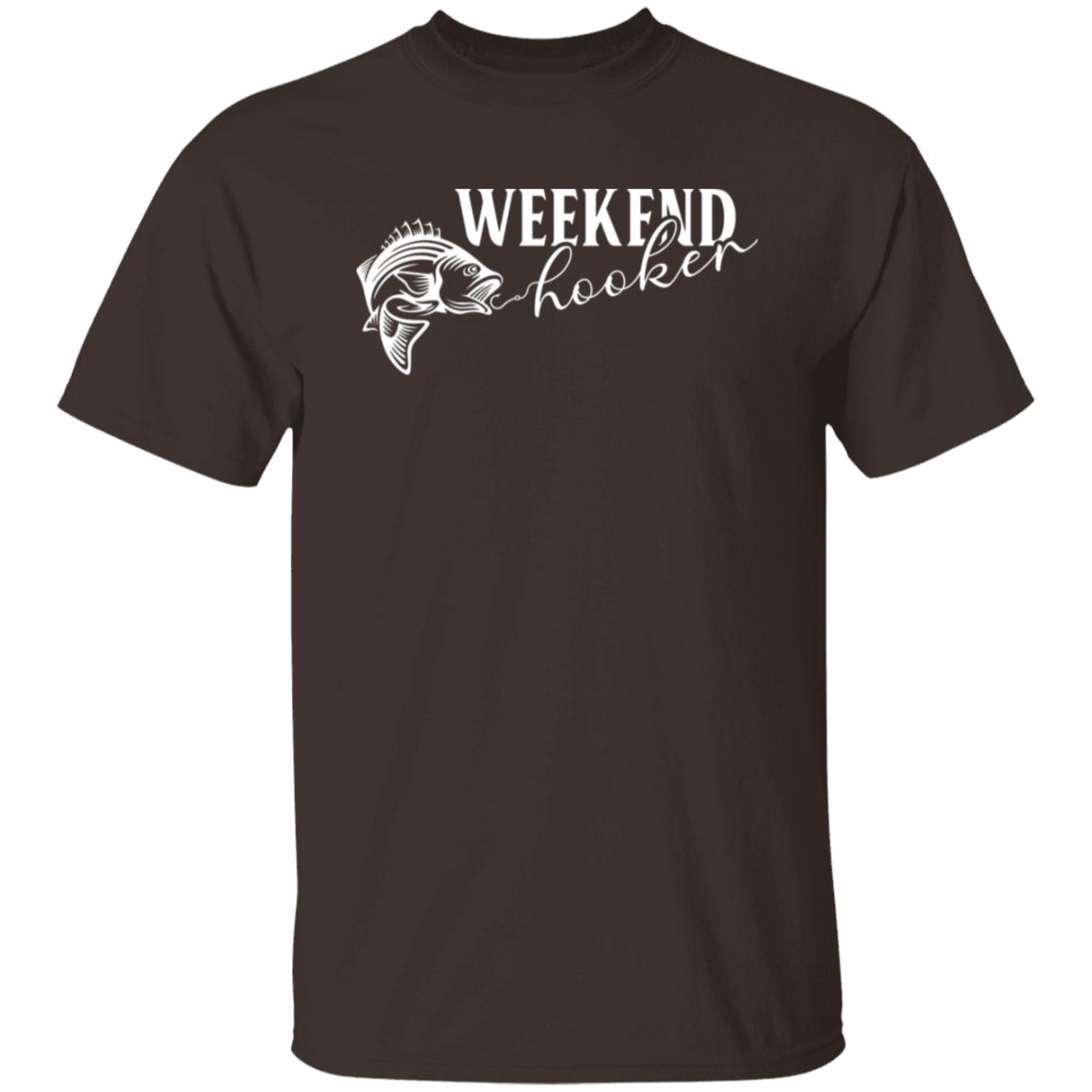 "Weekend Hooker" Fishing T-Shirt – Perfect for Anglers and Fish Lovers!