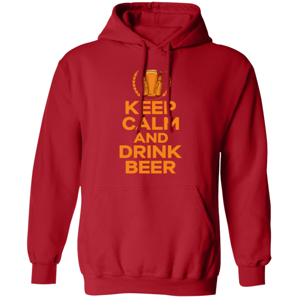 "Keep Calm And Drink Beer" Hoodie – Cozy Comfort for Beer Aficionados and Happy Hour Fans!