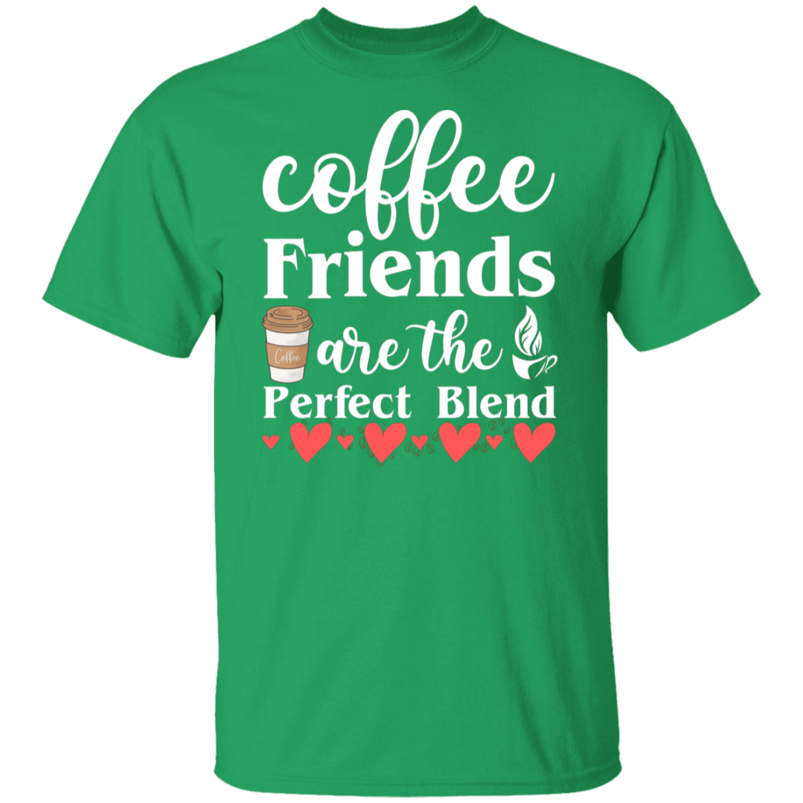 Perfect Blend Coffee Friends T-Shirt - Celebrate Friendship with Every Sip!