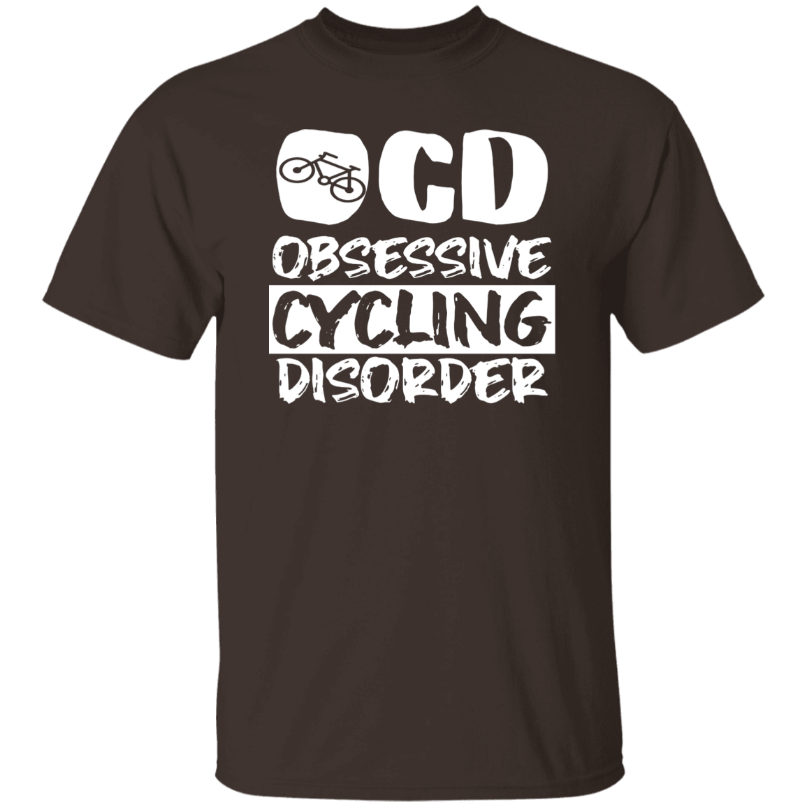 "OCD: Obsessive Cycling Disorder" T-Shirt – A Must-Have for Cycling Enthusiasts!