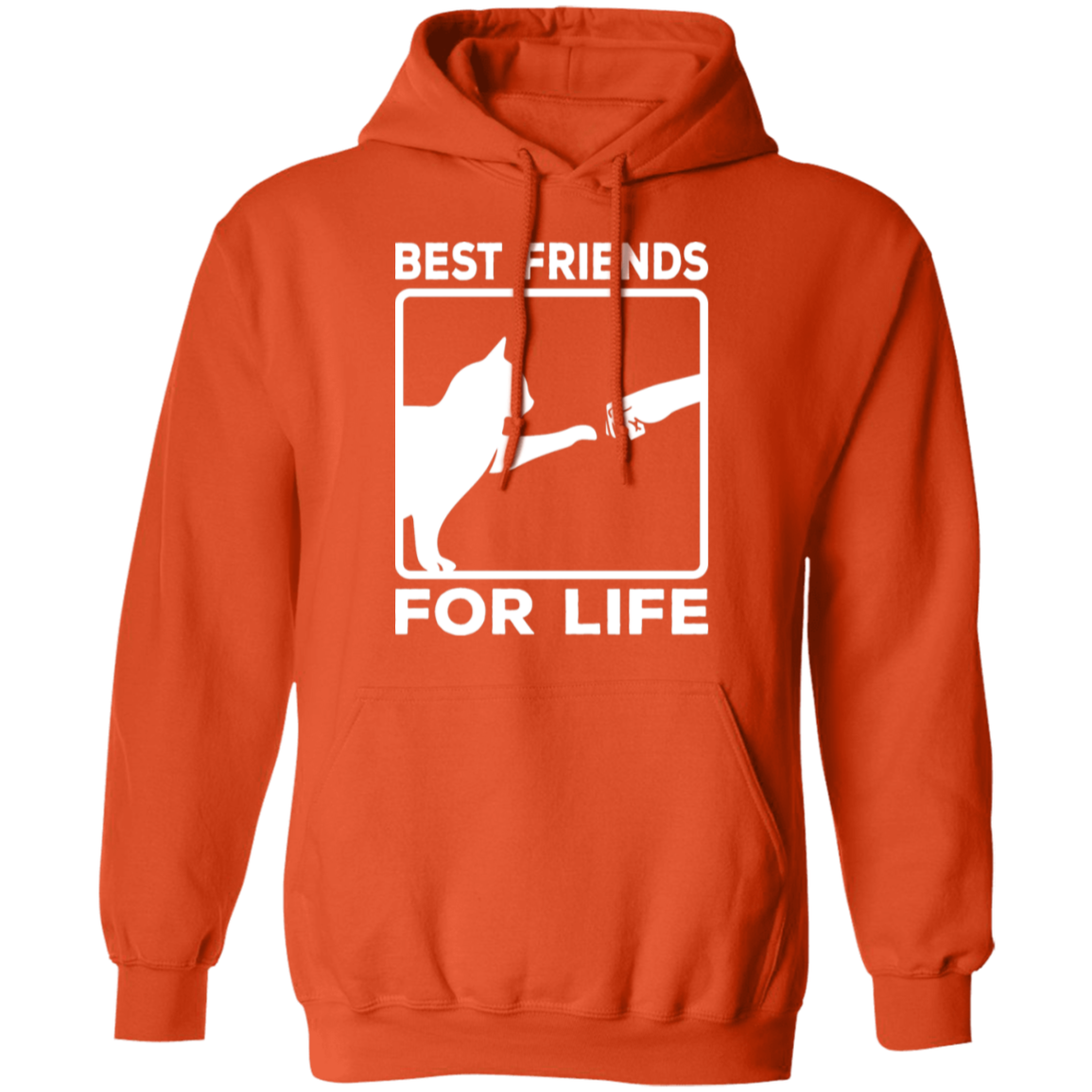 "Best Friends For Life" - Cat & Human Fist Bump Hoodie | Perfect for Cat Lovers & Pet Owners!