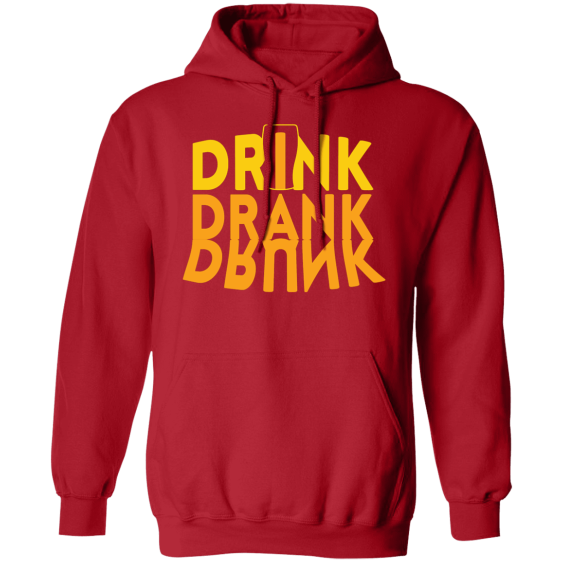 “Drink, Drank, Drunk” Funny Hoodie – Ideal for Beer, Wine & Happy Hour Fans!