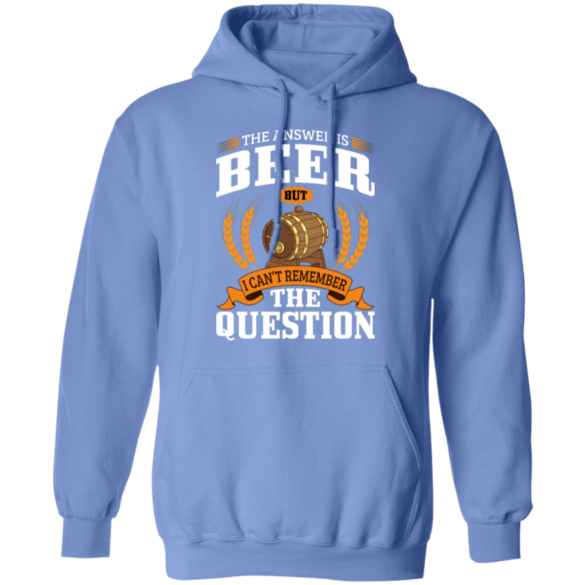 "The Answer Is Beer" Hoodie – Cozy and Fun for Beer Lovers and Happy Hour Fans!
