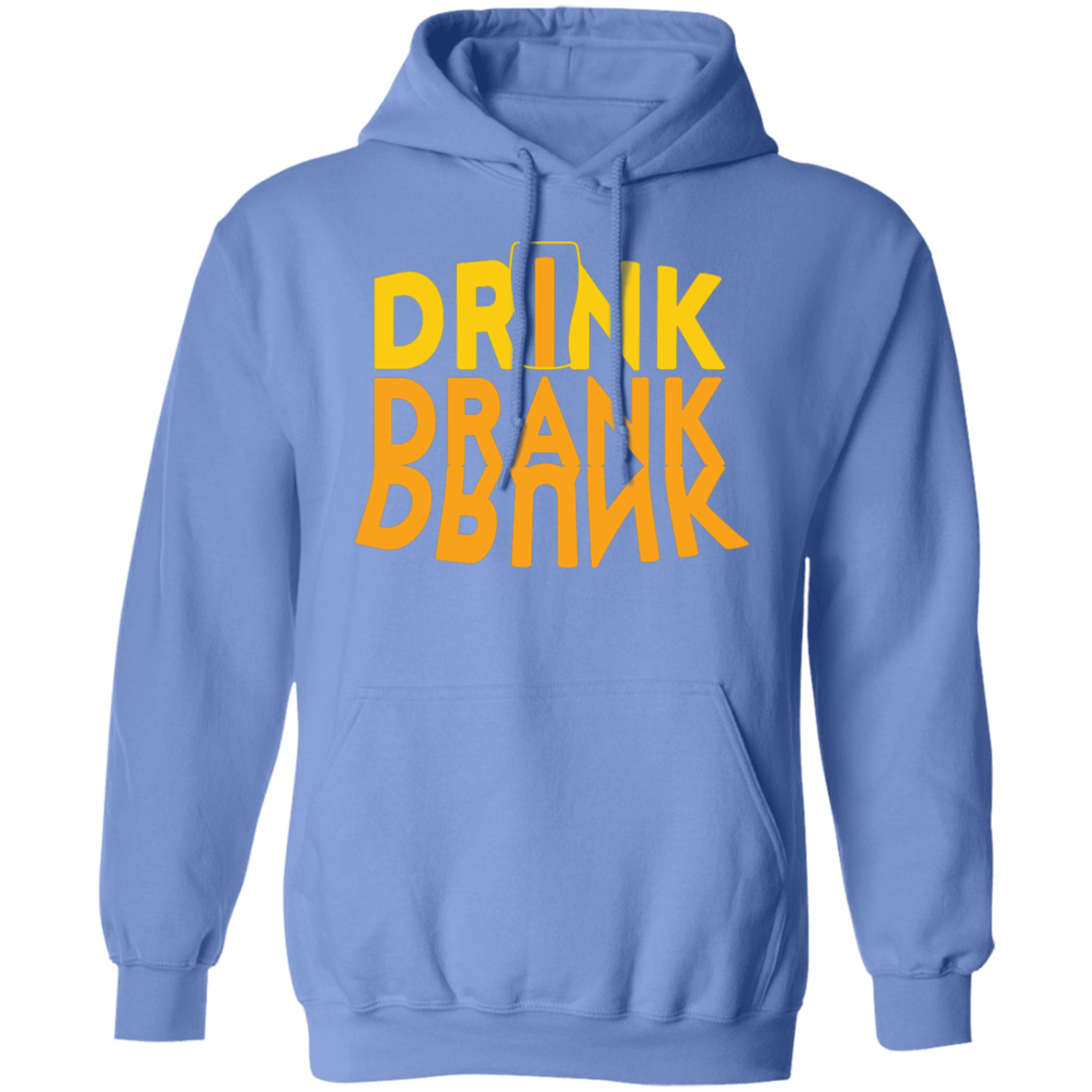 “Drink, Drank, Drunk” Funny Hoodie – Ideal for Beer, Wine & Happy Hour Fans!