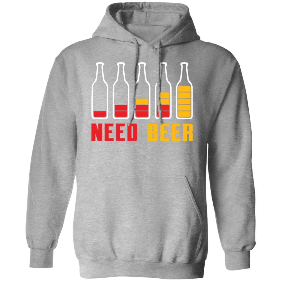 "Need Beer" Hoodie – Ideal for Beer Lovers, Happy Hour, and Alcohol Enthusiasts!