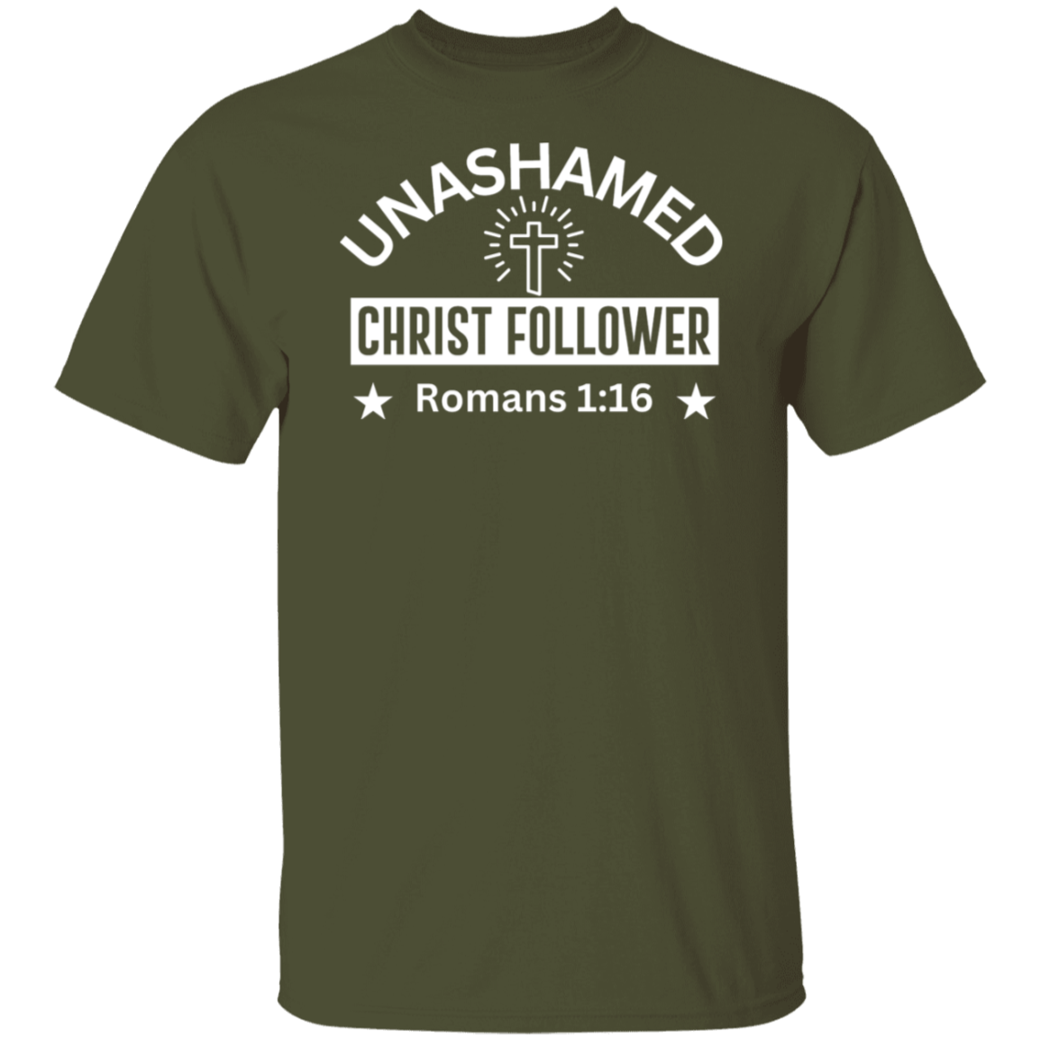 "Unashamed Christ Follower" T-Shirt – Inspired by Romans 1:16