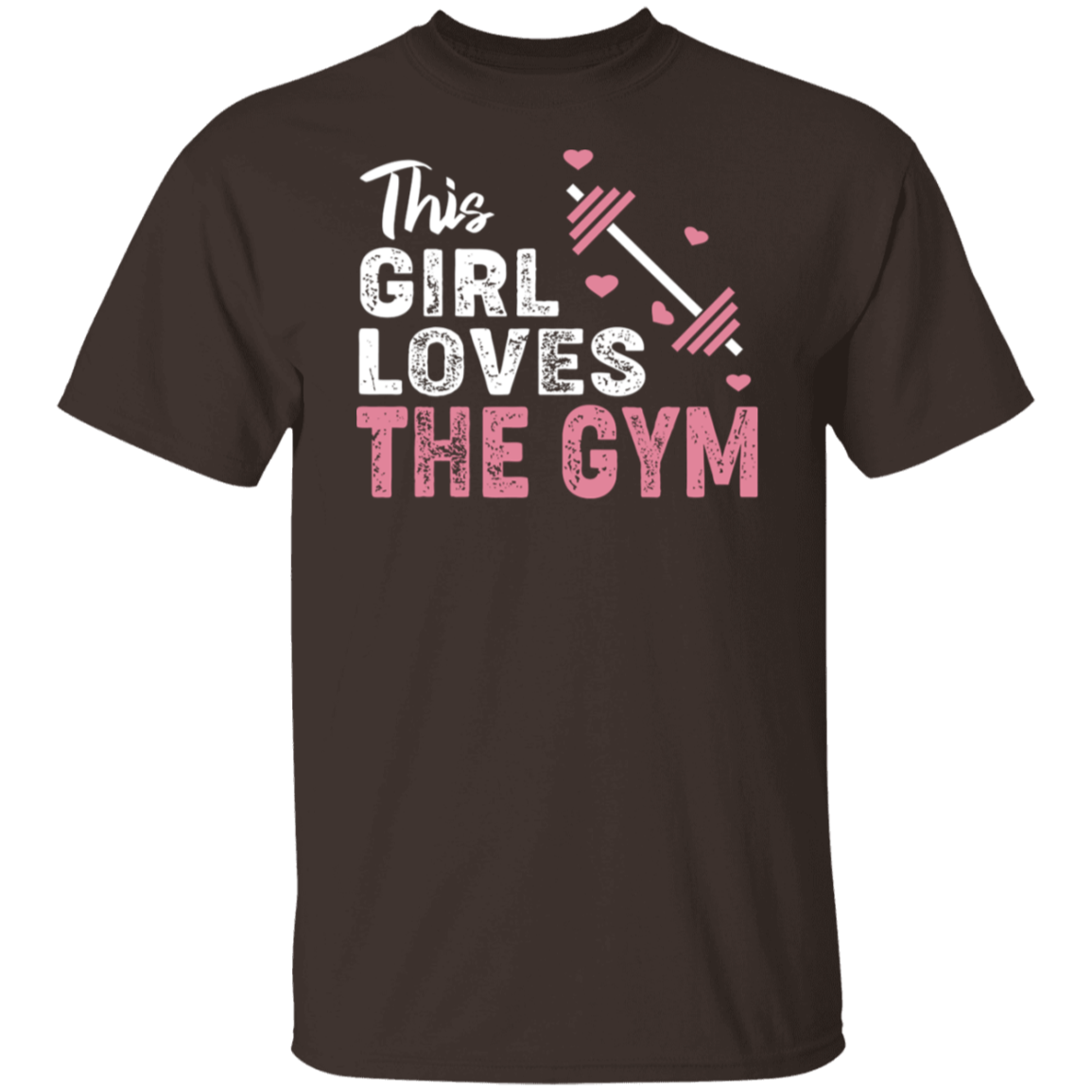 "This Girl Loves The Gym" T-Shirt – Perfect for Fitness Enthusiasts & Weight Lifters!