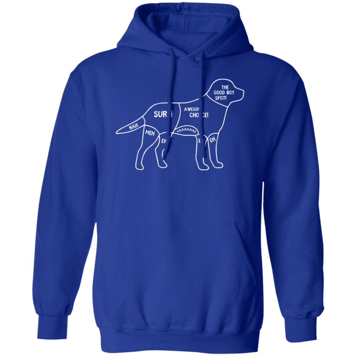 "Dog's Petting Guide" Hoodie: Stay Cozy, Pet Happily!