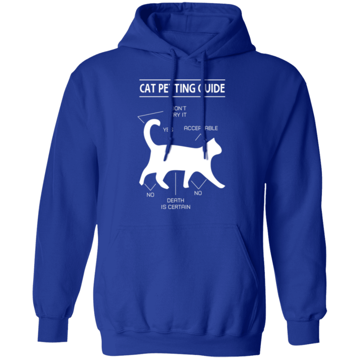 "Cat Petting Guide" Hoodie – Cozy Up with Feline Wisdom!