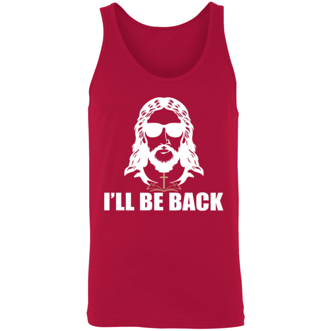"I'll Be Back" - Jesus Christ Unisex Tank Top