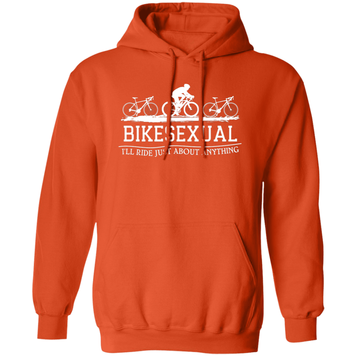“Bikesexual” Hoodie – Warm Up with a Dash of Cycling Humor!