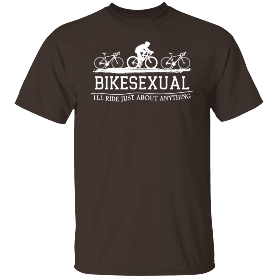 “Bikesexual” T-Shirt – Ride with A Sense of Humor! Funny Gift for Cyclists!