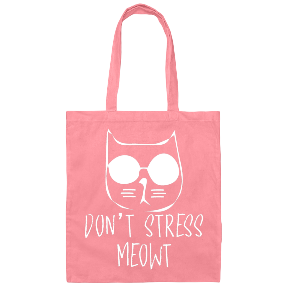 "Don't Stress Meowt" Cool Cat Tote Bag – Perfect for Cat Lovers, Cat Owners, & Cat Ladies!