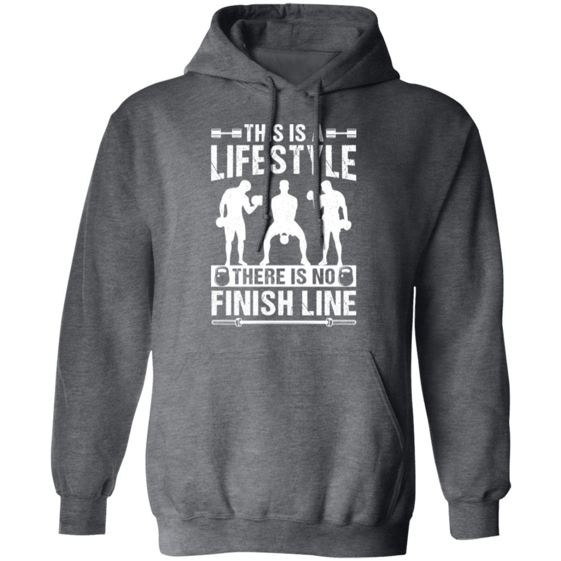 "No Finish Line" Hoodie - Embrace the Fitness Lifestyle!