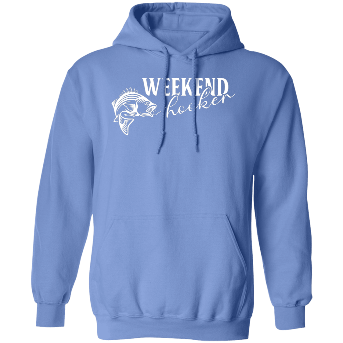 "Weekend Hooker" Fishing Hoodie – Cozy, Funny, and Perfect for Anglers!