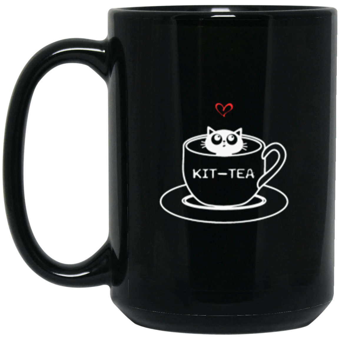 "Kit-Tea" Cute Kitten in a Teacup Mug – Perfect for Cat Lovers & Tea Enthusiasts!