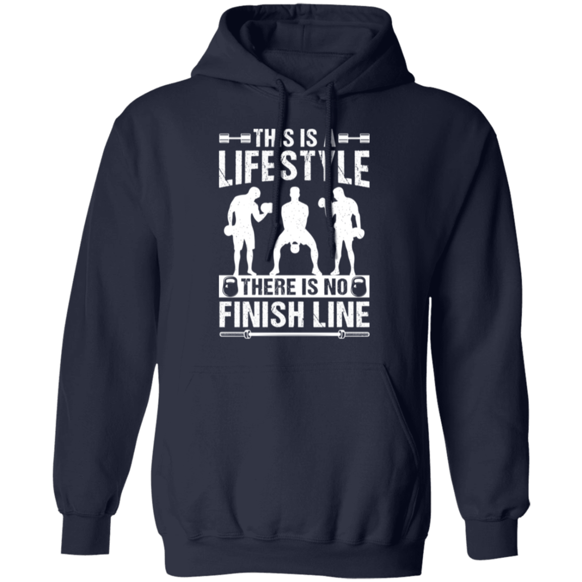 "No Finish Line" Hoodie - Embrace the Fitness Lifestyle!