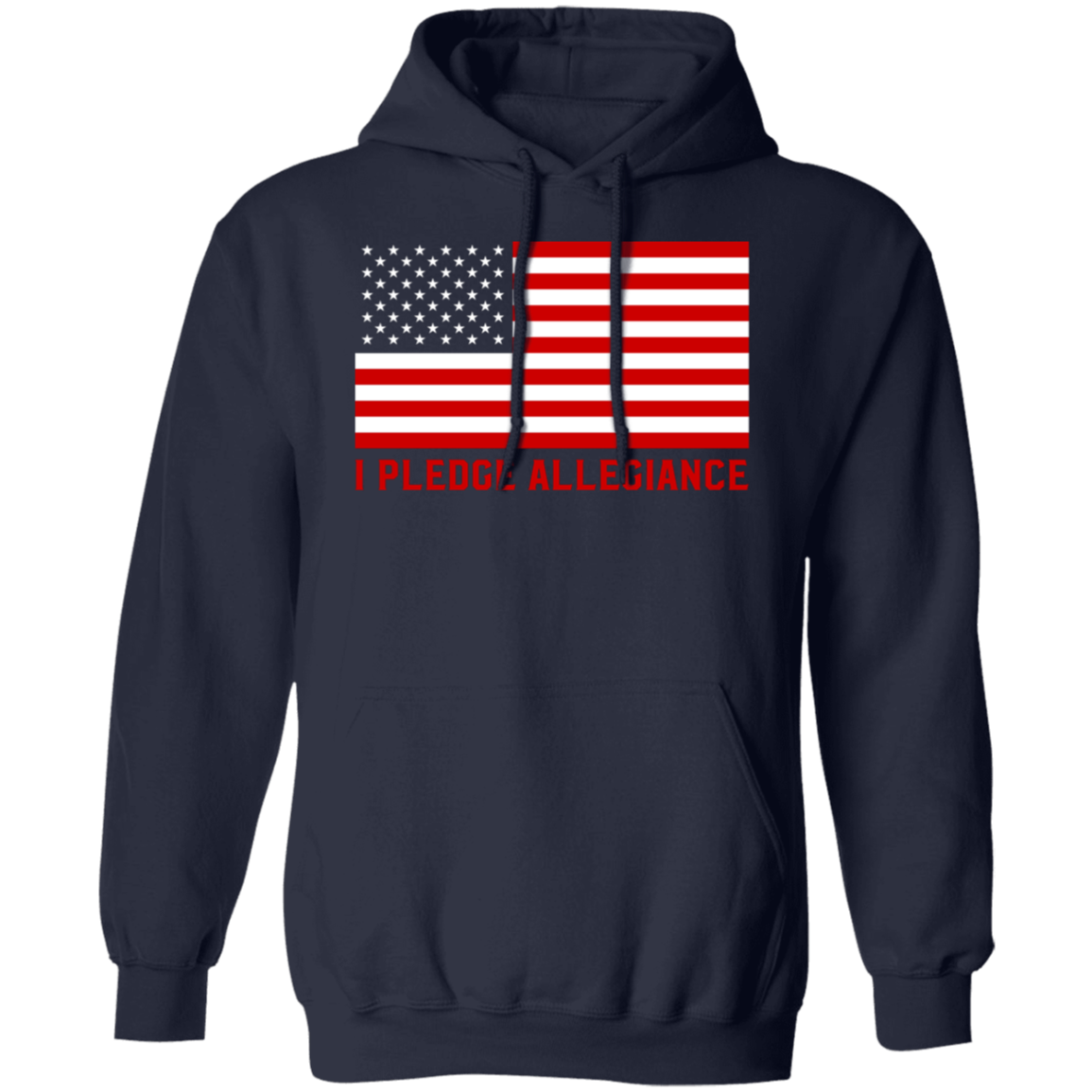 Pledge of Allegiance Patriotic Hoodie - Proudly American