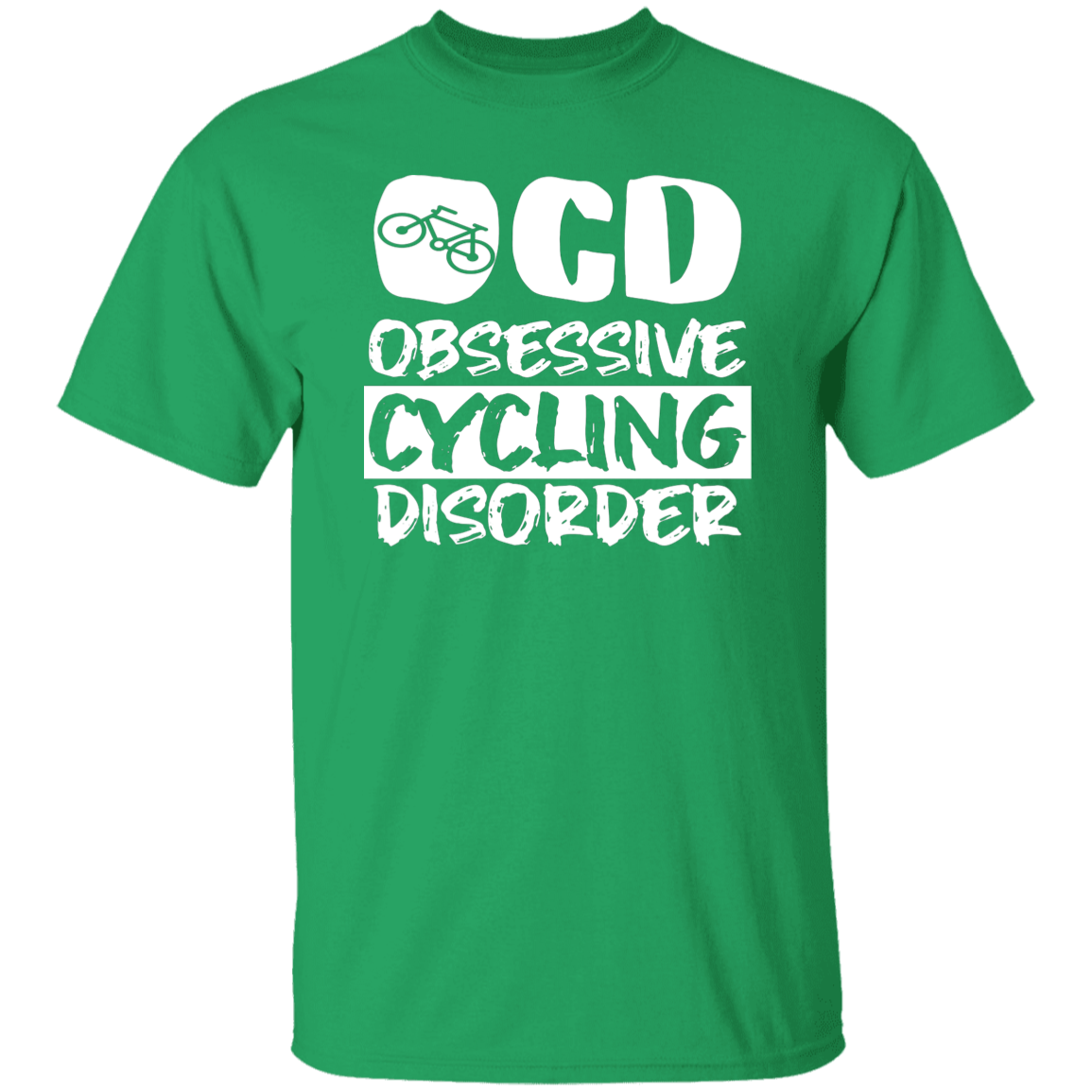 "OCD: Obsessive Cycling Disorder" T-Shirt – A Must-Have for Cycling Enthusiasts!