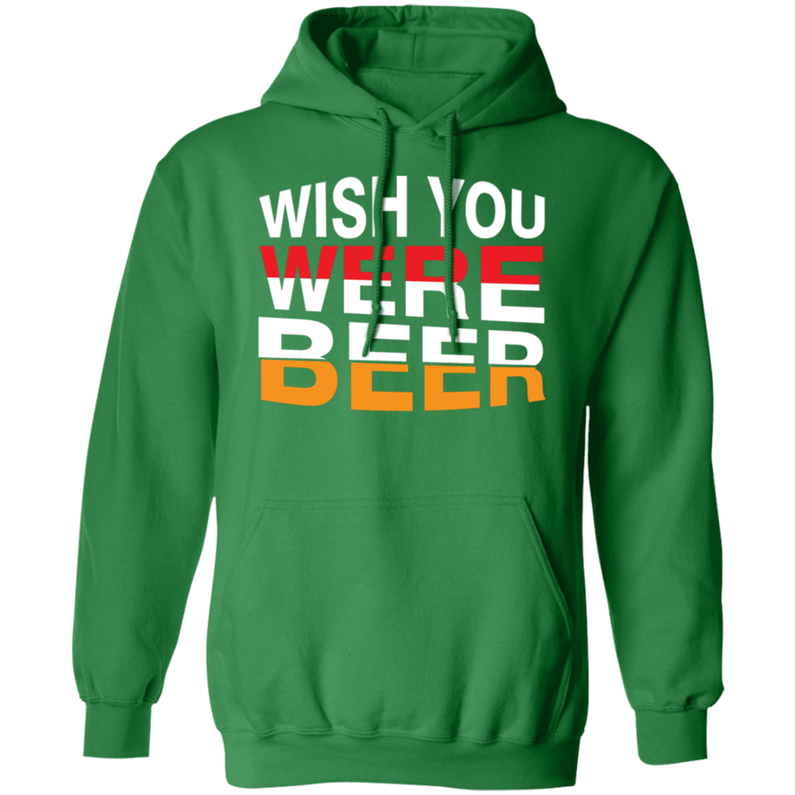 "Wish You Were Beer" Hoodie – Cozy & Comedic Wear for Beer Fans!
