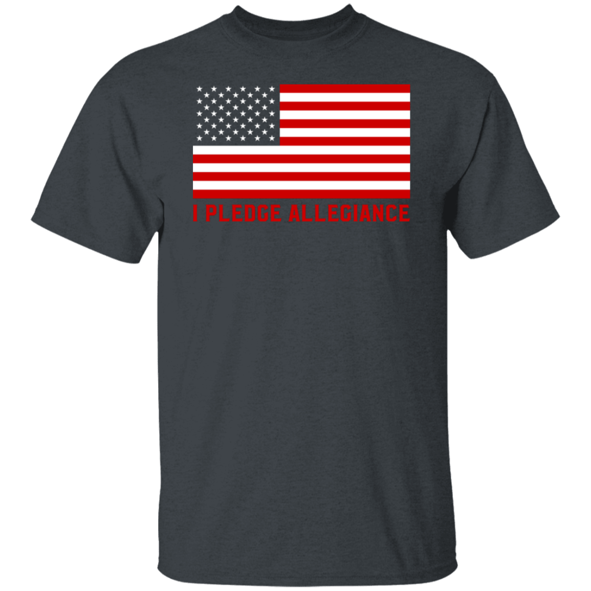 Pledge of Allegiance Patriotic T-Shirt - Proudly American Tee