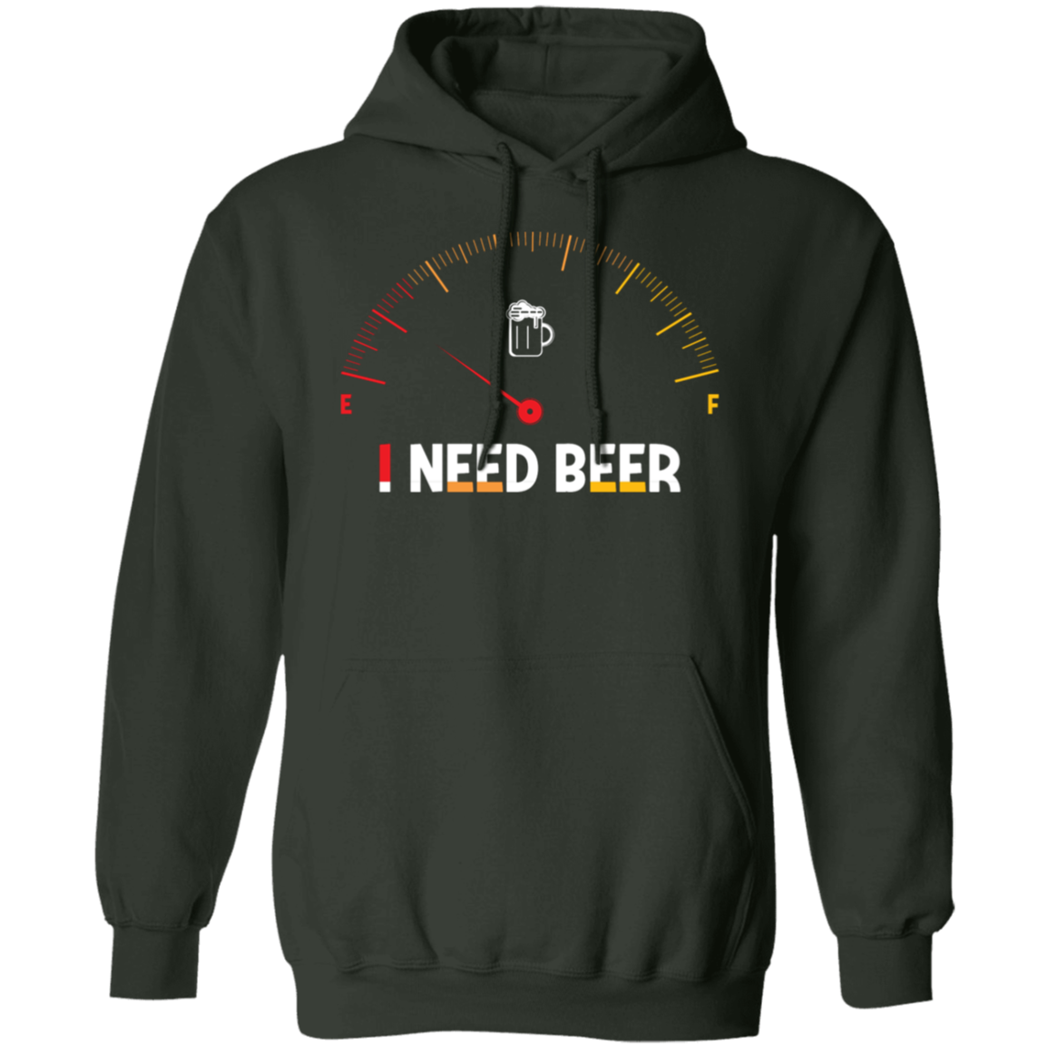 “Fuel Your Day with Beer” Hoodie – Cozy & Hilarious Apparel for Beer Lovers