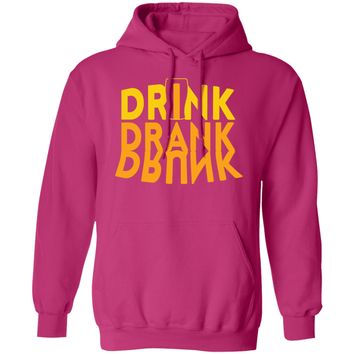 “Drink, Drank, Drunk” Funny Hoodie – Ideal for Beer, Wine & Happy Hour Fans!