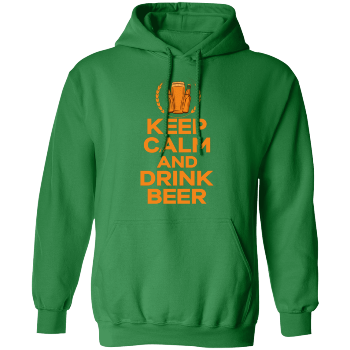 "Keep Calm And Drink Beer" Hoodie – Cozy Comfort for Beer Aficionados and Happy Hour Fans!