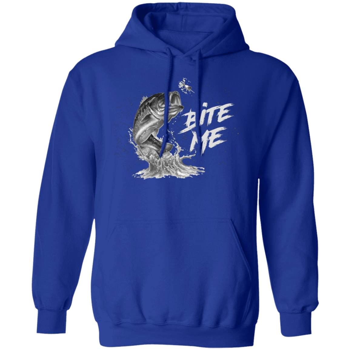"Bite Me" Fishing Hoodie – Warm and Cozy for Anglers with a Sense of Humor!