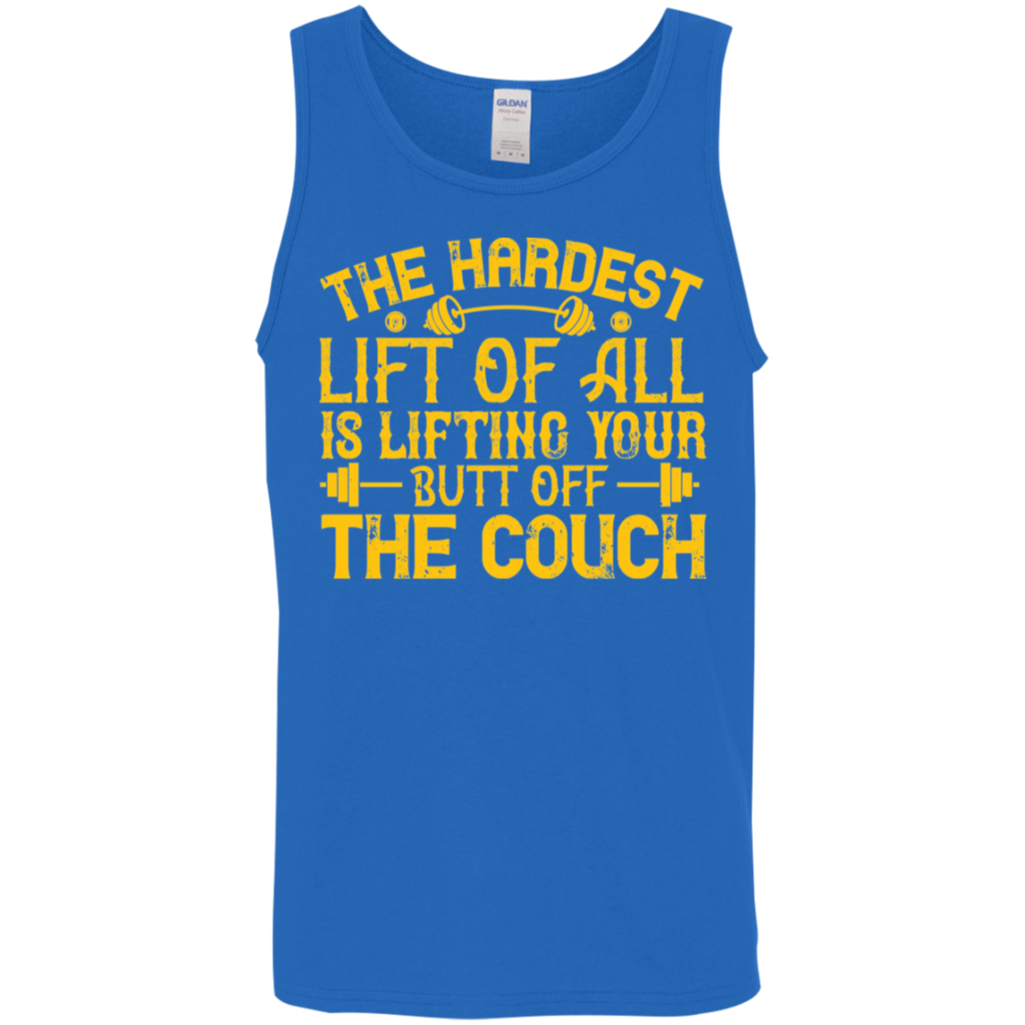 “The Hardest Lift" Tank Top – Motivational Gym Wear for Fitness Enthusiasts!