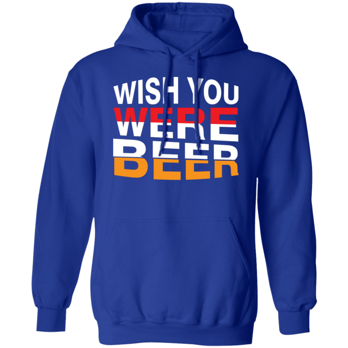 "Wish You Were Beer" Hoodie – Cozy & Comedic Wear for Beer Fans!
