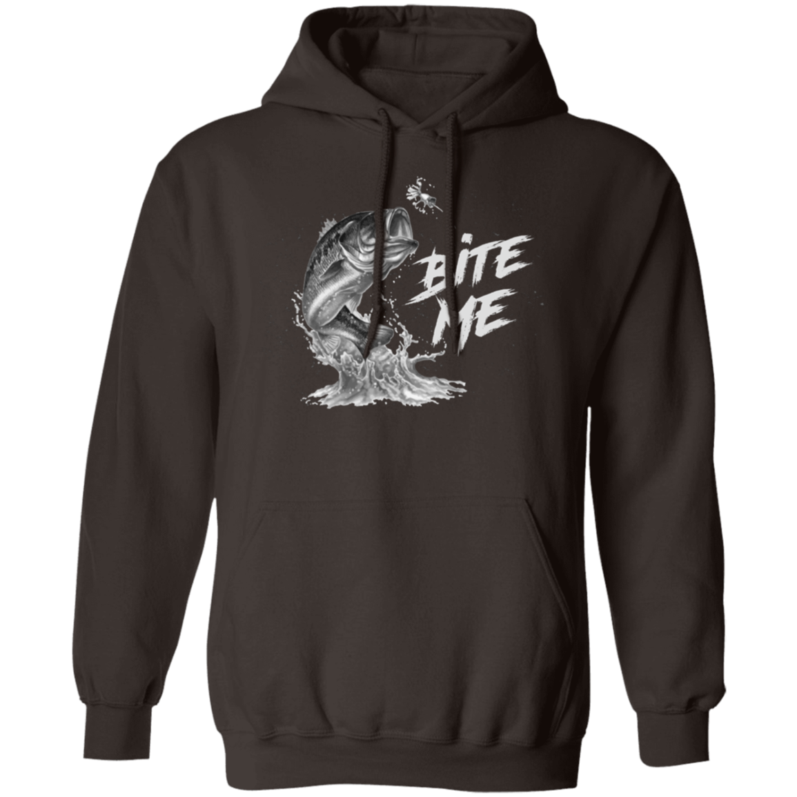 "Bite Me" Fishing Hoodie – Warm and Cozy for Anglers with a Sense of Humor!