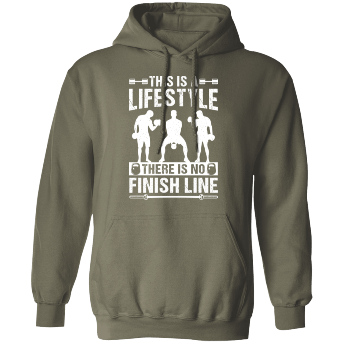 "No Finish Line" Hoodie - Embrace the Fitness Lifestyle!