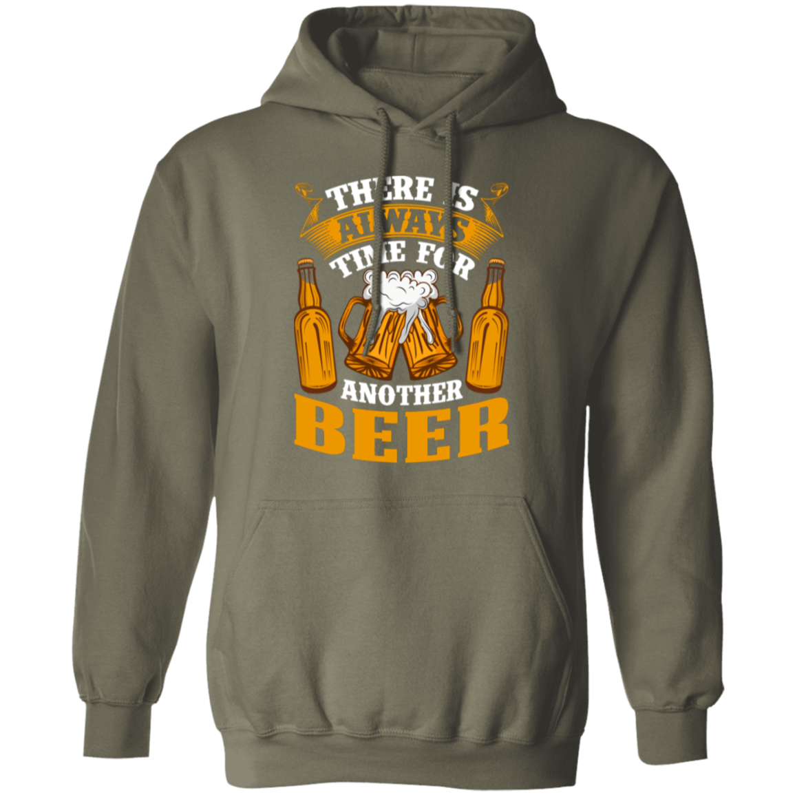 "There Is Always Time For Another Beer" Hoodie – Cozy and Fun for Beer Enthusiasts!