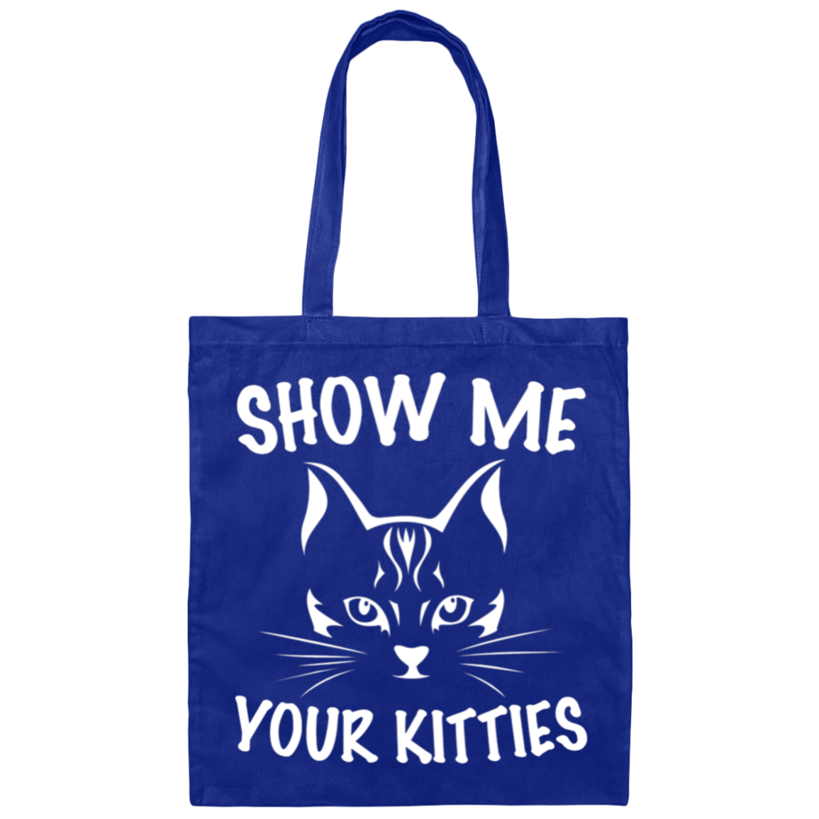 "Show Me Your Kitties" Cute Cat Tote Bag – Stylish and Fun for Cat Lovers, Cat Owners, and Cat Ladies!