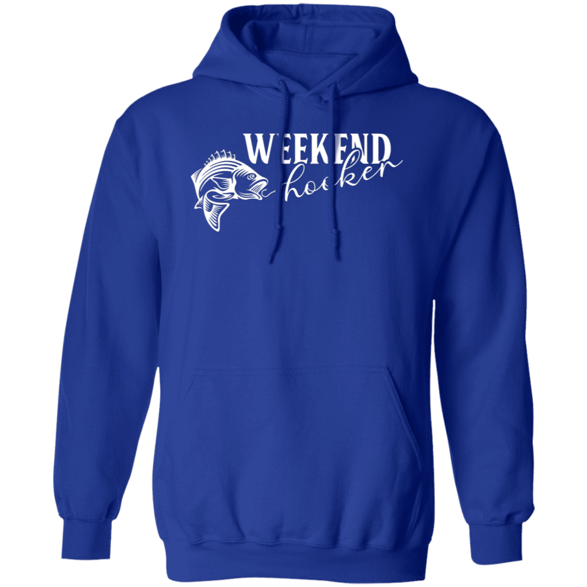 "Weekend Hooker" Fishing Hoodie – Cozy, Funny, and Perfect for Anglers!